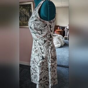 Anne Klein Linen Summer Print Dress